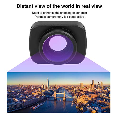 Wide Angle Lens for Portable External Wide Angle Magnetic Anamorphic Lens for Handheld Gimbal Camera Optical Glass Lens