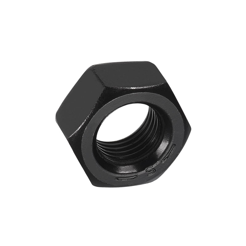 [Australia - AusPower] - uxcell 7/16-20 UNF Hex Nuts, Carbon Steel Grade 8.8 Black Oxide Hexagon Nut for Screw Bolt, 10 of Pack 