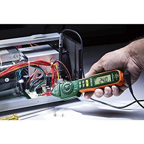 Extech 381676A 9-function pen multimeter with NCV detector and auto/manual ranging display