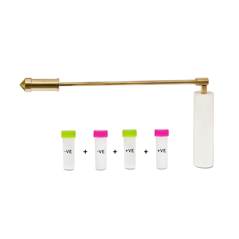 TREEMAISON Vastu Brass Dowsing Rod | Energy Detection & Vastu Remedy Tool | Aura & Water Divining Rod | Brass Dowsing Tool for Home & Office (Pendulum Assorted)