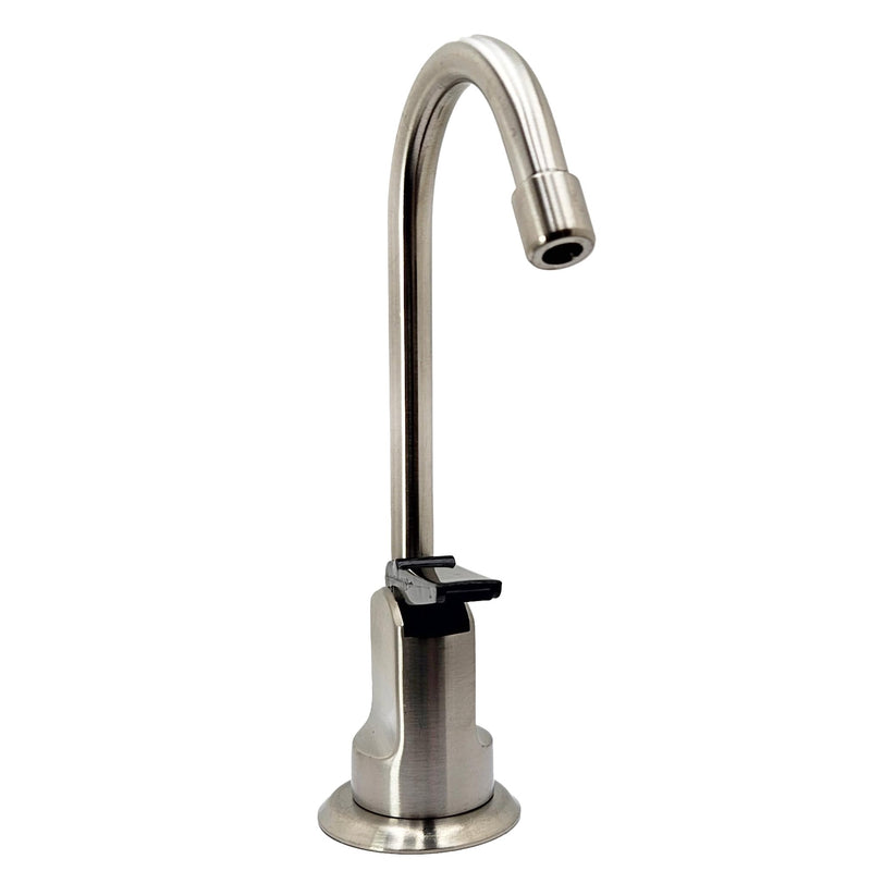 Westbrass D203-NL-07 6" Touch-Flo Style Pure Cold Water Dispenser Faucet, 1 Pack, Satin Nickel