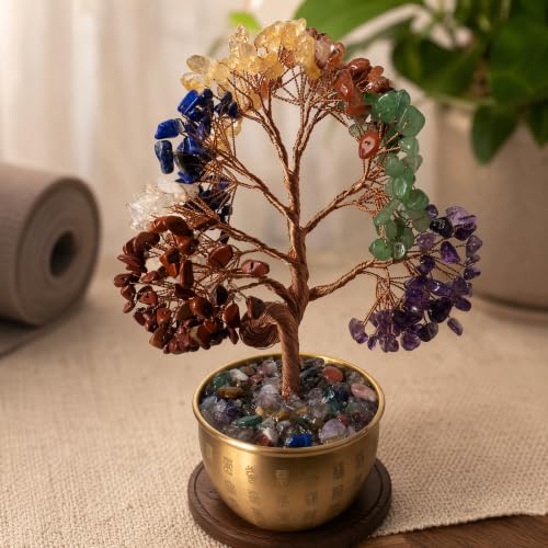 Crystal Tree 7-8 Inch for 7 Chakra Feng Shui Healing Decor