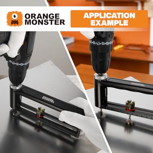 ORANGE MONSTER 2–12-inch adjustable hole cutter for sheet metal and HVAC applications
