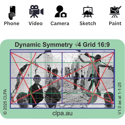 Dynamic Symmetry Directors Viewfinder Set, 4 Layouts, 12 Cards Set - Dynamic Symmetry