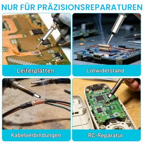 C210 Soldering Tips Set, C210-K/I/IS Replacement Tips for T1 Max, Pack of 3 | C210-K/I/IS Soldering Iron Tip, Quick Heating, Integrated Soldering Iron Tips for Electronics Repair, Precision Soldering Tip
