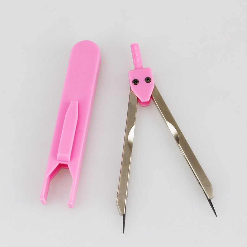 [Australia - AusPower] - Airgoesin EKG ECG Calipers Nursing or Doctor Caliper Divider for Measuring Drafting Electrocardiographs with Ruler (Pink) 