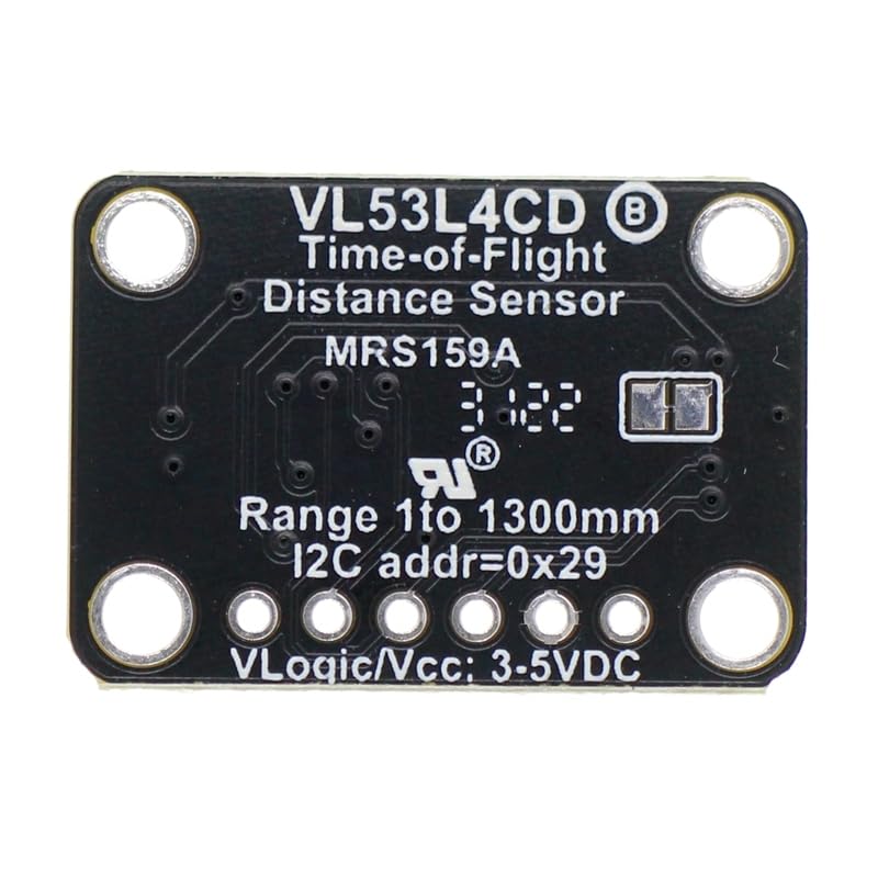 Flight Time Distance Sensor, MRS159A VL53L4CD Flight Time Distance Sensor 1-1300mm ToF Range Sensor Module for Aircraft