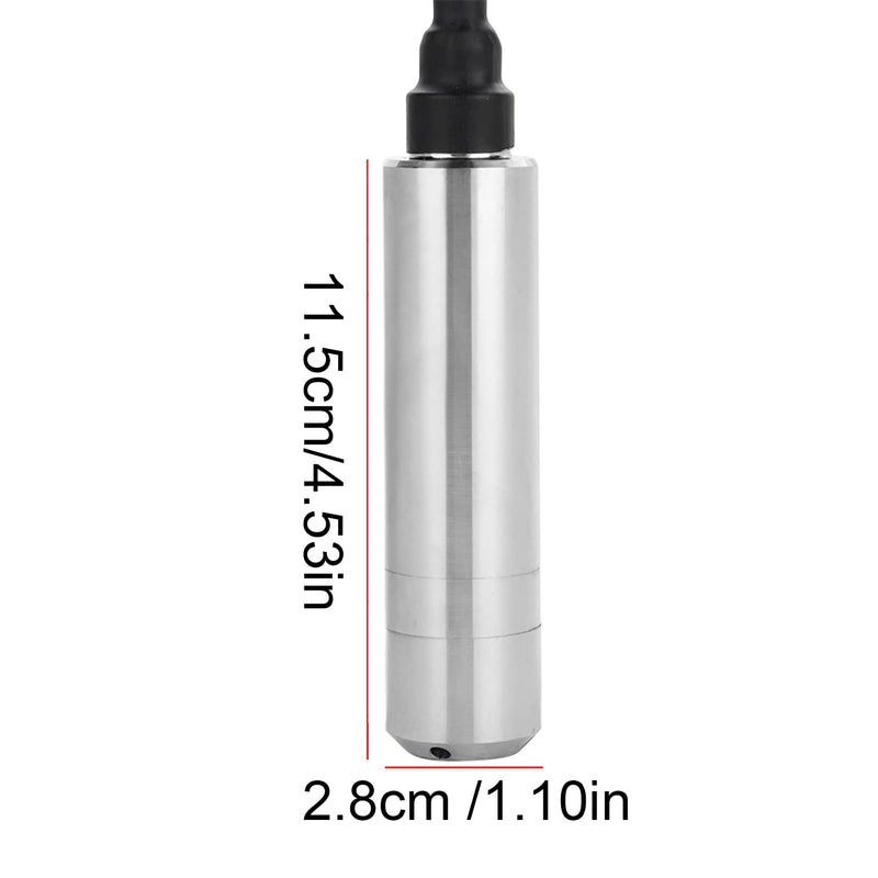 [Australia - AusPower] - Level Sensor 4-20mA,Stainless Steel Water Level Sensor,High Reliability Liquid Level Sensor for Detecting 0-5m Range Depth 