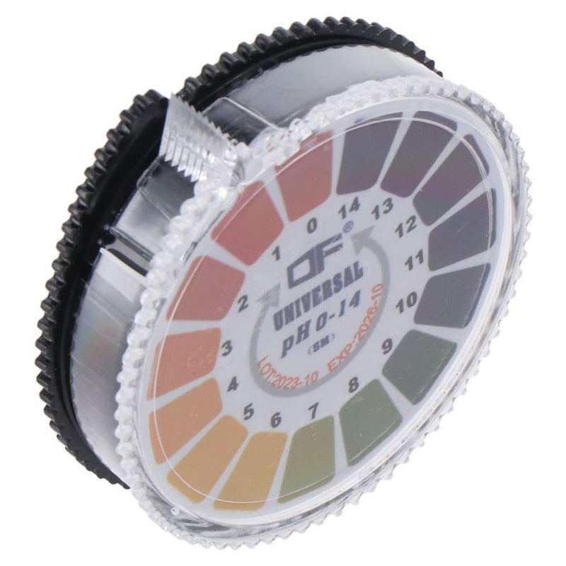[Australia - AusPower] - 2Rolls PH Test Paper Strip Roll, 5m/roll PH 0-14 Test Paper, Universal PH Test Meter, Litmus Alkaline Acid Testing for Water Saliva Urine Juices 