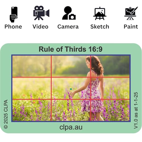 Rule of Thirds Directors Viewfinder Card Rule of Thirds