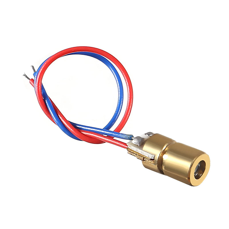 [Australia - AusPower] - 30pcs 5V 650NM 5Mw Red Dot Laser Head Red Laser Diode Laser Tube 6mm with Leads Head (30PCS) 
