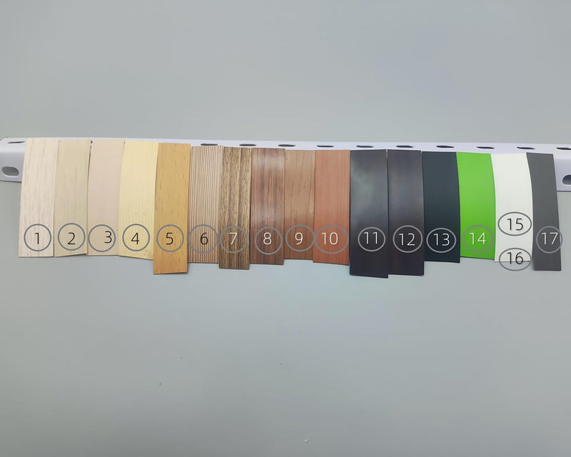 HGKJHFmelamine Edging Tape. pre Coated with hot melt Adhesive Flexible Veneer Edge Edging, Used for Cabinet and Furniture Maintenance (No25-black, 1.81cm*20ft) No25-black 0.71 in*20 ft