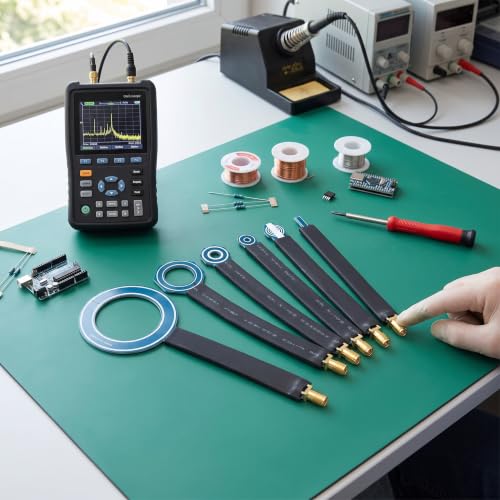 6-Piece Near Field Magnetic Field Probe Set, Near Field Probe EMI Radiation Magnetic Circuit Board Radiation Antenna SMA Conductor Radiation Board Radiation Antenna EMI Tester