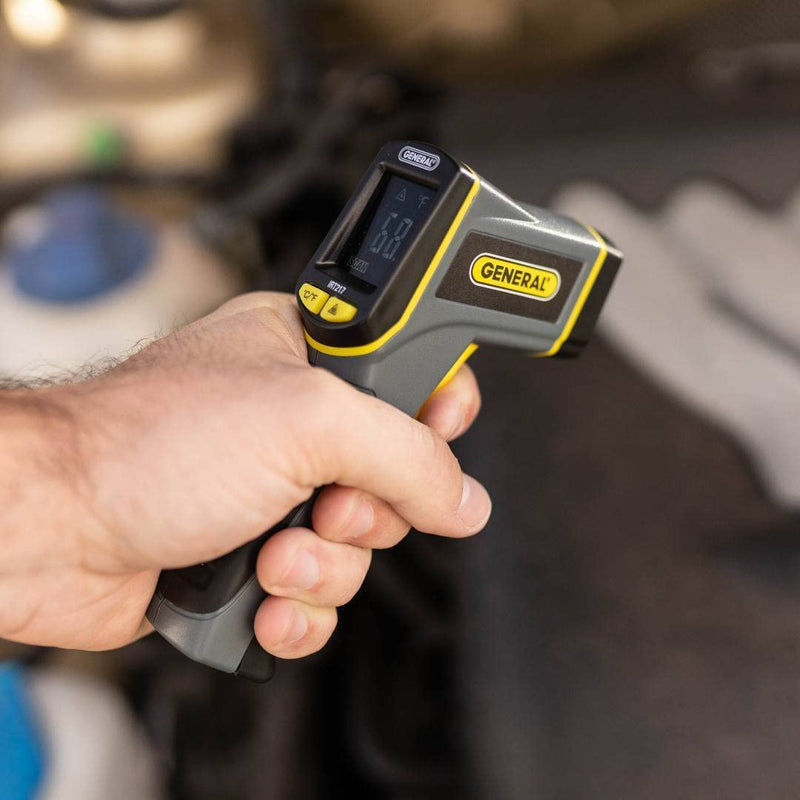 [Australia - AusPower] - General Tools Non-Contact Infrared Thermometer #IRT217, Laser Temperature Gun, Thermal Detector, 10:1 Distance to Spot Ratio 
