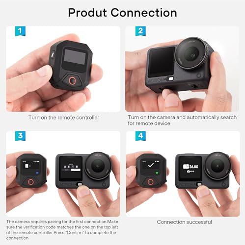 GPS Remote Control for DJI Osmo Action 6/Action 5 Pro/Action 4/Osmo 360
