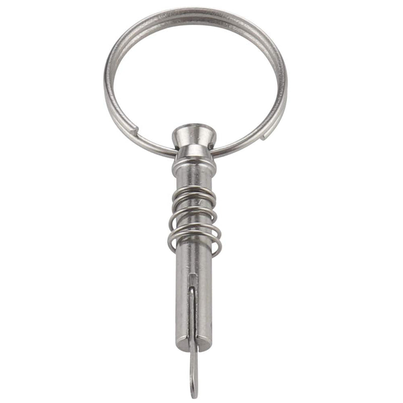 [Australia - AusPower] - 2 Pack Quick Release Pin 1/4" diameter w/ Drop Cam & Spring, Overall Length 1.5", Usable Length 1",Full 316 Stainless Steel, Bimini Top Pin, Marine Hardware, All Parts are Made of 316 Stainless Steel 
