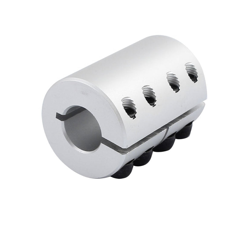 [Australia - AusPower] - uxcell 12.7mm to 14mm Shaft Coupling 45mm Length 32mm Diameter Coupler Aluminum Alloy Joint Motor for 3D Printer CNC Machine DIY Encoder 12.7-14mm 