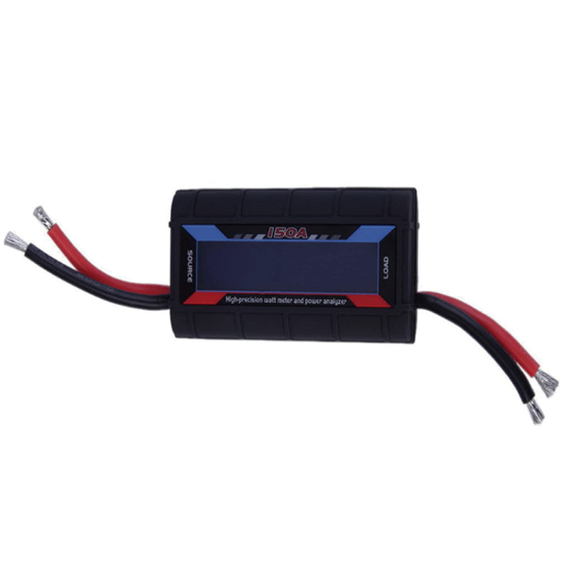 [Australia - AusPower] - 150A RC Watt Meter Analyzer High Precision with Backlight Digital LCD Screen for voltage (V) current (A) Power (W) Charge(Ah) and Energy (Wh) Measurement (150A) -DC 0-60V Volt Amp Wattage Checker 