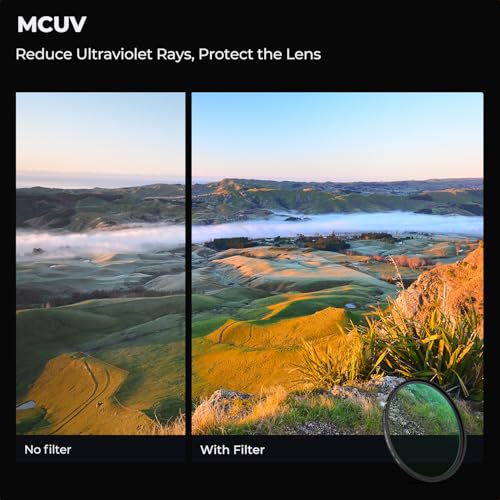 K&F CONCEPT 43mm UV/CPL/ND2-400 Len Filter Kit 3pc Multi-Layer Coatings