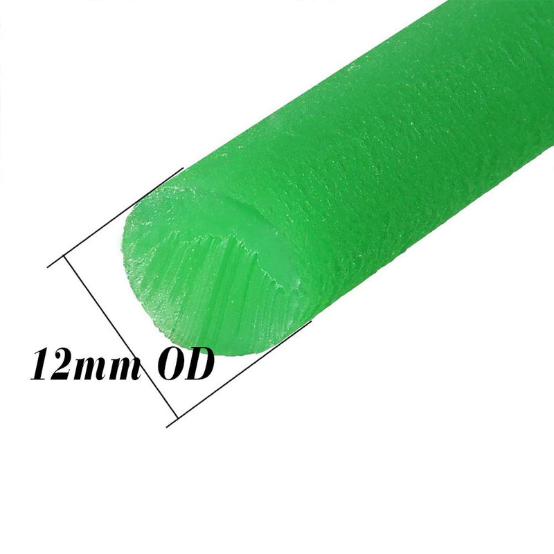 [Australia - AusPower] - Beduan PU Transmission Round Belt 12mm OD High-Performance Urethane Belting Green for Conveyor Bonding Machine Dryer 10 Ft 12mm x 10ft 1 