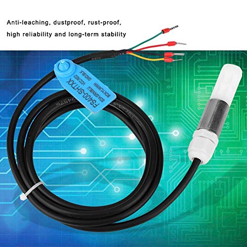 Dustproof FS400-SHT3X Soil Digital Temperature Humidity Sensor probe stainless steel and plastic shell I2C output()