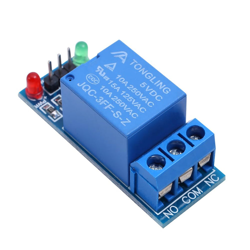 [Australia - AusPower] - Teyleten Robot 1 Channel Relay Module 5V DC with Optocoupler Isolation Support AVR/51/PIC Microcontroller 5pcs 