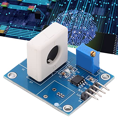 Current Sensor Module WCS1800, Hall Effect Current Sensor DC 5V 35A with Overcurrent Protection, Short Circuit Detector LED Display