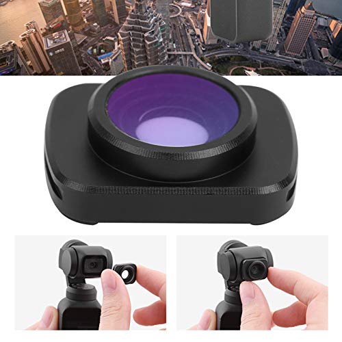 Wide Angle Lens for Portable External Wide Angle Magnetic Anamorphic Lens for Handheld Gimbal Camera Optical Glass Lens