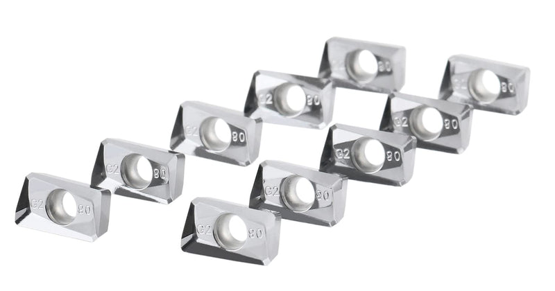 [Australia - AusPower] - Accusize Industrial Tools Apkt160408-Lh Carbide Inserts for Machining Aluminum, 10 Pcs, 0058-1604x10 
