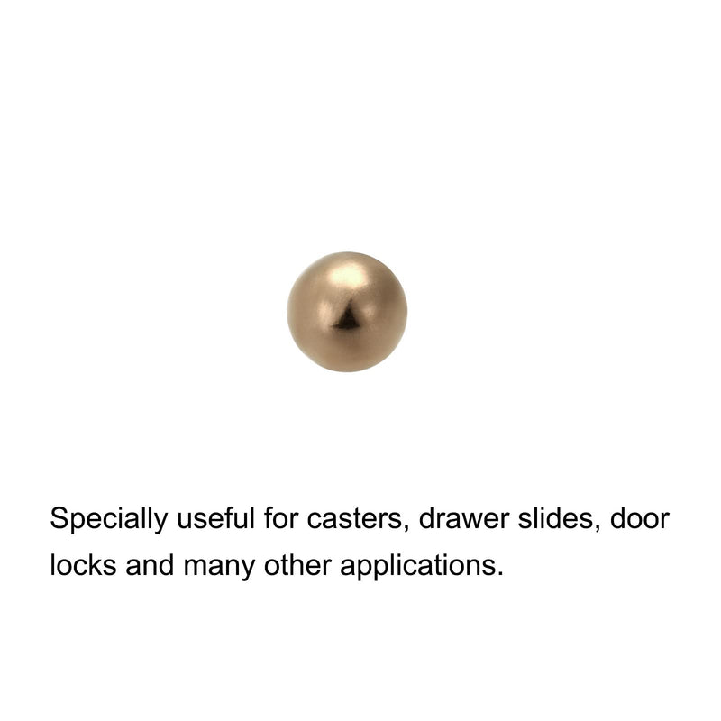 [Australia - AusPower] - uxcell 5/8-inch, 1/2-inch Precision Solid Brass Bearing Balls 15pcs 