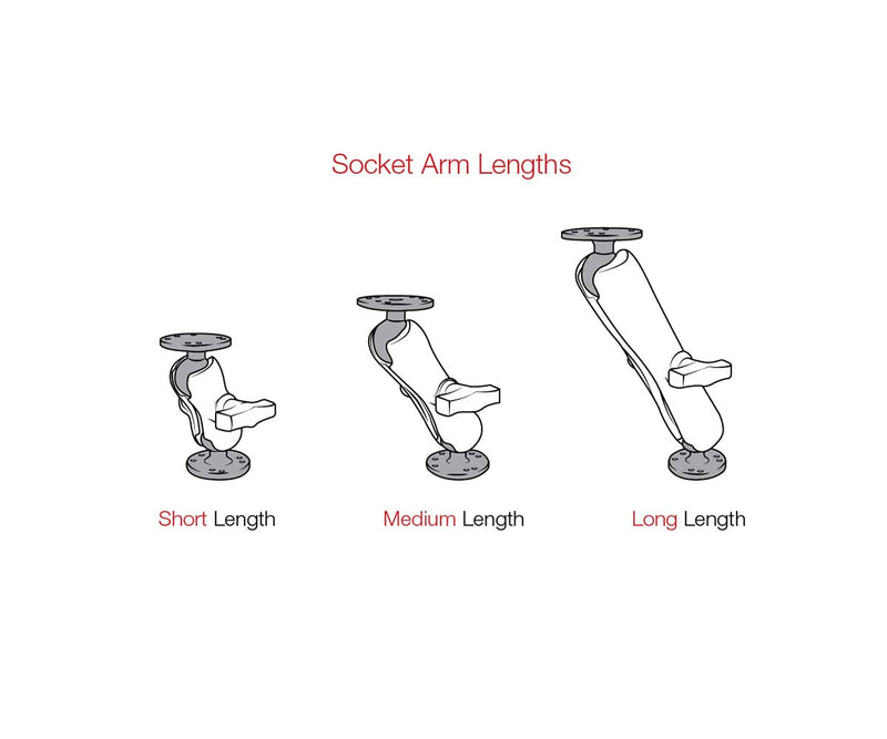 [Australia - AusPower] - RAM Mounts Track Ball with T-Bolt Attachment RAP-B-354U-TRA1 with B Size 1" Ball 