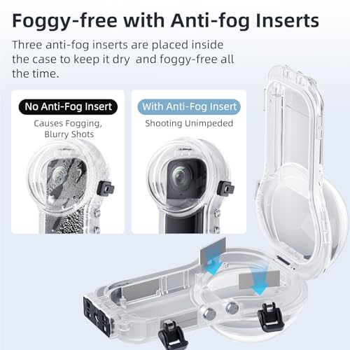 Waterproof Dive Case for Insta360 X5 (60m/196ft)