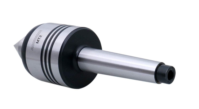 Accusize Industrial Tools MT2 Precision Medium Duty Live Center, Overall Length 5.83'', 0537-6436 | OAL 5.83", 0.0002" Accuracy, 300 lbs Max Weight, 3500 RPM