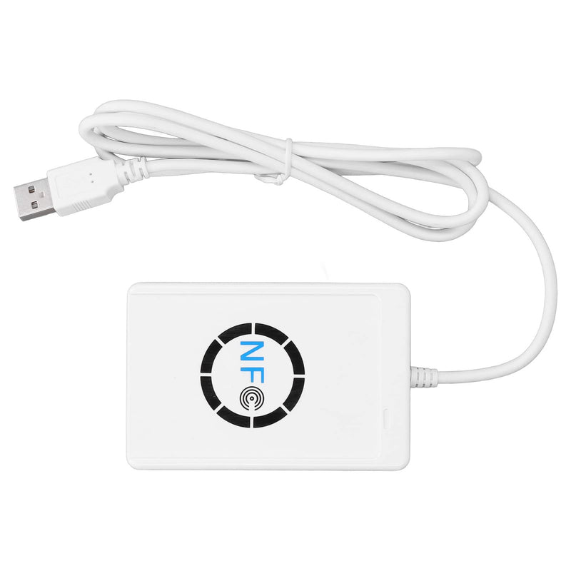 [Australia - AusPower] - NFC Reader Writer, USB 2.0 424kbps Contactless Smart IC Card Duplicator, Compatible with ISO 14443A B for FeliCa and All NFC, 13.56MHz, Mini Lightweight 