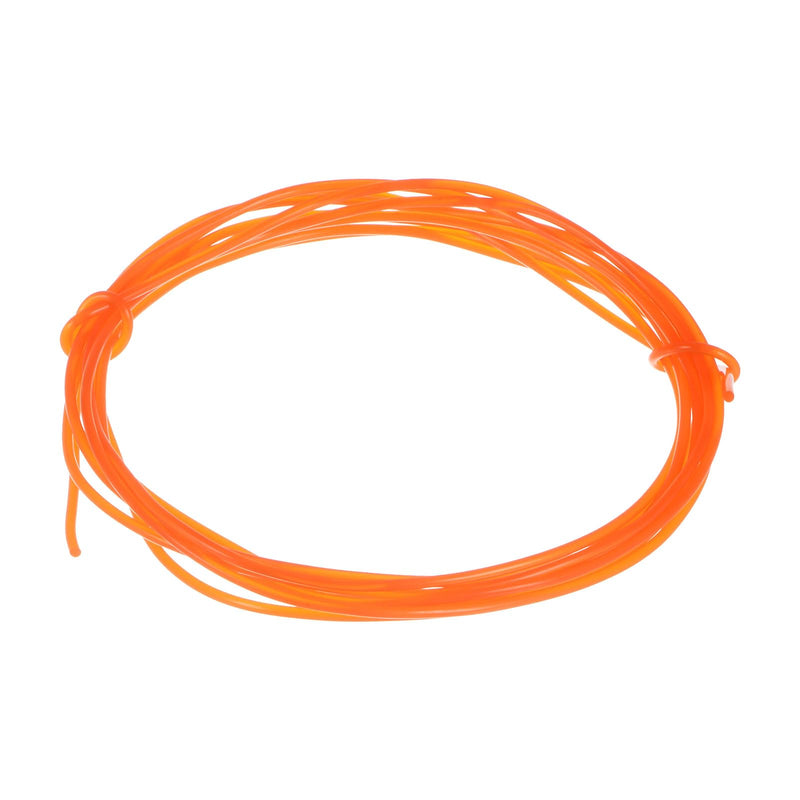 [Australia - AusPower] - Polyurethane Round Belts 2mm Dia 10ft(3 Meters) Length Smooth Surface PU Urethane Belt for Drive Transmission, Orange 2mmx3 Meters 