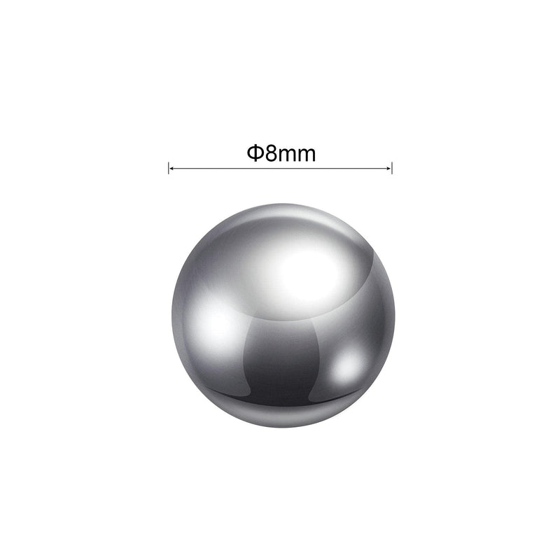 [Australia - AusPower] - uxcell 100pcs 8mm 316L Stainless Steel Bearing Balls G100 Precision 