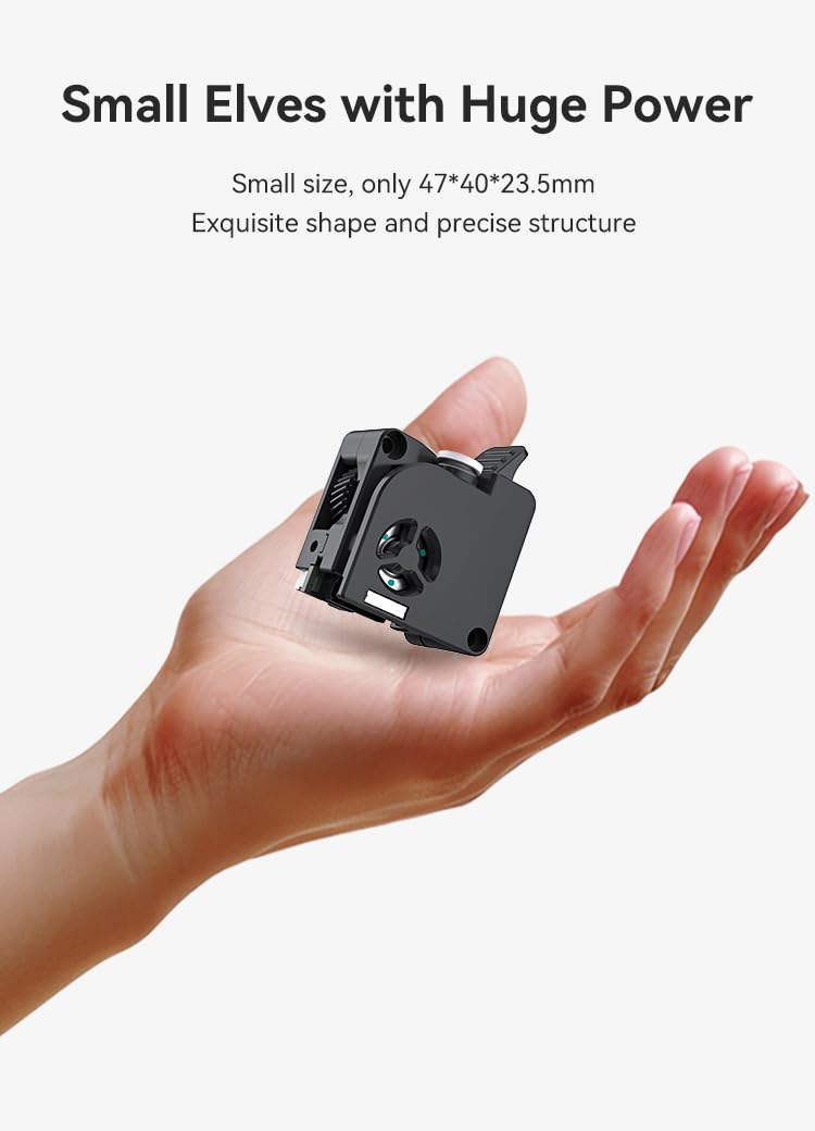 Creality K2 Plus Extruder Kit, Original 3D Printer Extruder Part for K2/ K2 Pro Combo, Dual Gear Extrusion with Filament Runout Sensor, 6.25:1 Gear Ratio 80N Force for Smooth & Precision Filament Feed S(Extruder for K2 Plus)