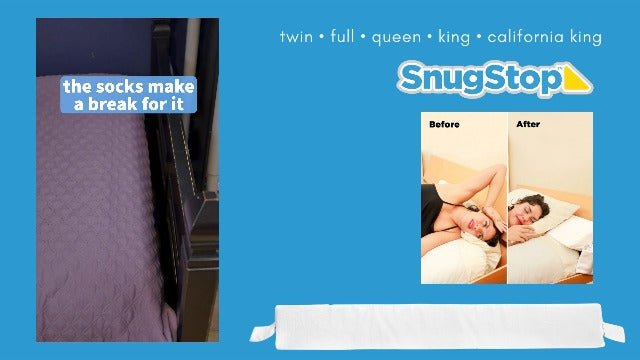 SnugStop The Original Bed Wedge | Gap Filler Between Your Headboard and Mattress | Triangle Pillow Wedge | Bed Filler Wedge | Gap Headboard Filler | Gap Bed Stoppers | Don't Lose Your Pillow(King) King