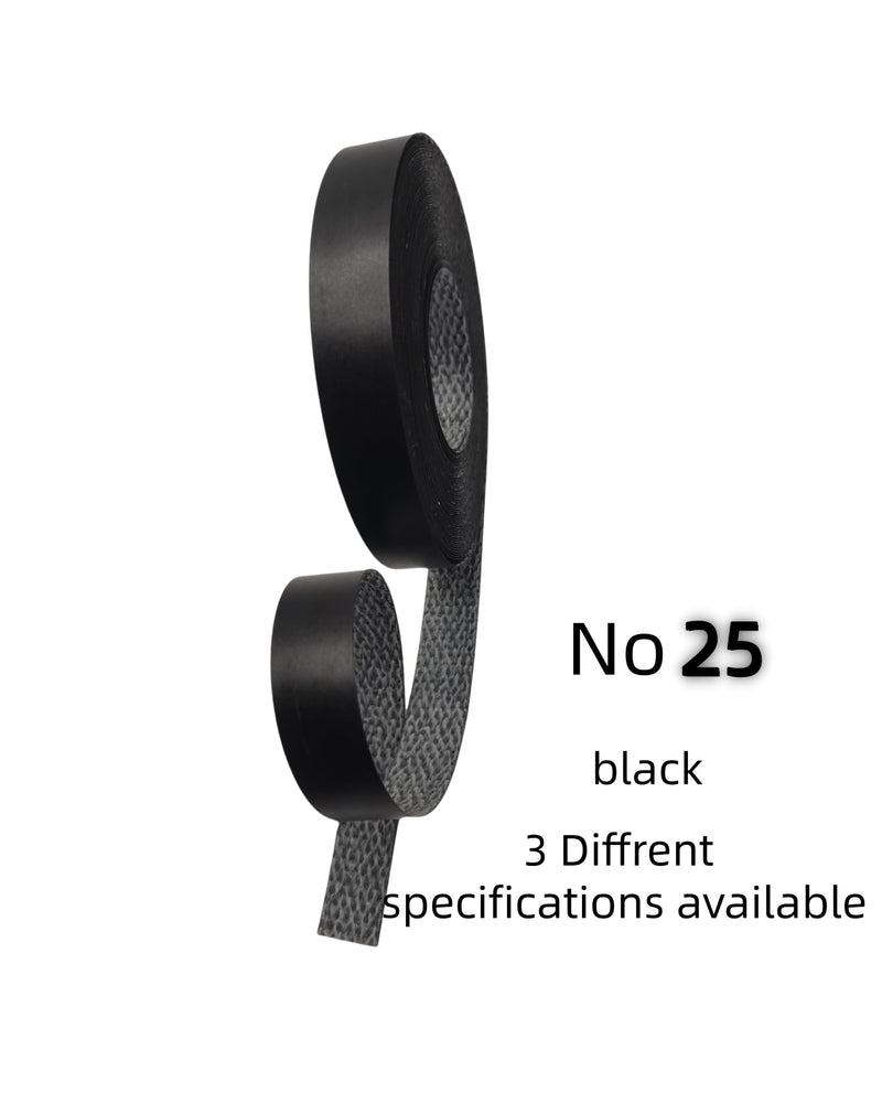 HGKJHFmelamine Edging Tape. pre Coated with hot melt Adhesive Flexible Veneer Edge Edging, Used for Cabinet and Furniture Maintenance (No25-black, 1.81cm*20ft) No25-black 0.71 in*20 ft