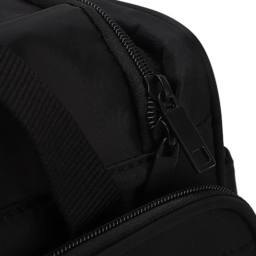 FILFEEL professional barber carrying bag, large black hairdressing tool messenger bag with multiple compartments