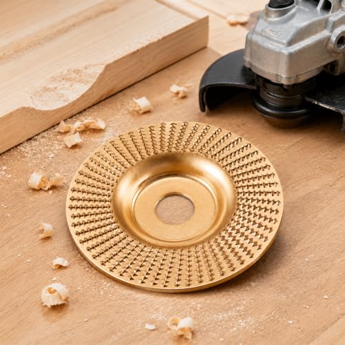 Tungsten Carbide Grinding Wheel 125mm, Sturdy Tungsten Carbide Grinder, Sanding Discs for Angle Grinder, Wood Carving Disc Durable for Woodworking Tools, Professional Craftsmanship
