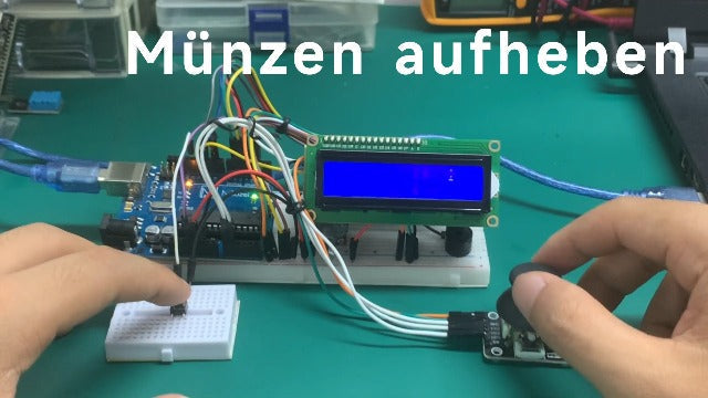 Miuzei Starter Kit for Arduino, Electronics Kit 248 Pieces, 42 German Courses | Electronic project kit with German tutorial, pegboard, sensors, LEDs, power supply, solder-free, ideal for beginners