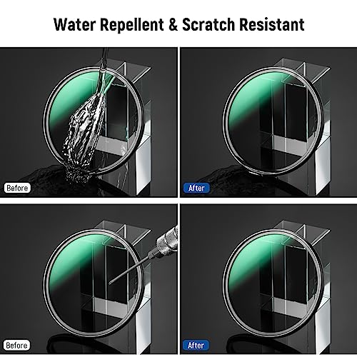 NEEWER 82mm Polarizer Filter, 24 Layer Multi Resistant Nano Coated MC CPL Circular Polarizing Filter with HD Optical Glass/Ultra Slim for Camera Lens, Reduce Reflection/Enhance Contrast/Reduce Glare