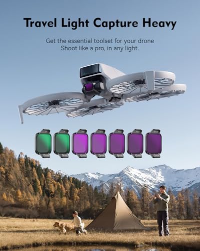 7-Pack Hybrid Filter Kit for DJI Flip Drone NDPL 7 Pack