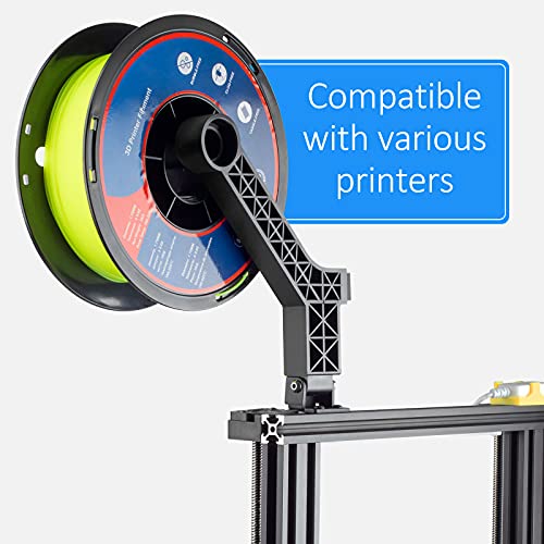 Creality Rotatable Filament Spool Holder Upgrade Kit Built-in Bearing 3D Printer Bracket for Ender 3,Ender 3 V2,Ender 3 Pro,CR10,Ender 5,Ender 5 Pro,Ender 3 Neo,Ender 3 V2 Neo 3D Printers