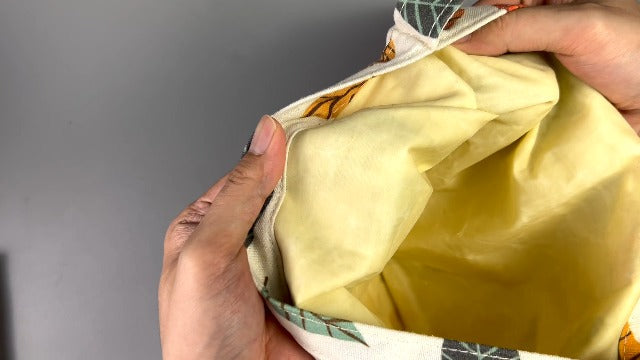 Beeswax Bread Bags for Homemade Bread,Reusable Beeswax Bags for Sourdough, 2 Pack Cotton Linen Food Storage Bag to Keep Fresh - Easy to Clean Organic Beeswax Bag Extra Large 17x12 in