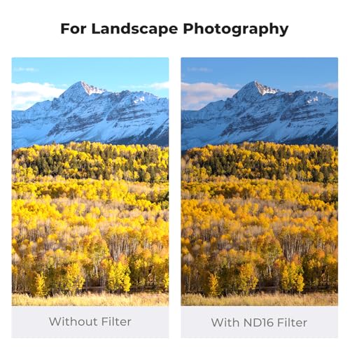 K&F CONCEPT 100x100mm Square ND16 Neutral Density Filter ND