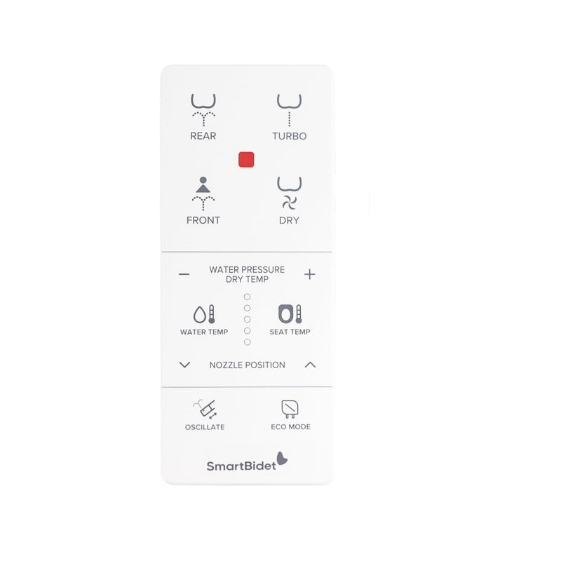 SmartBidet Remote Control Replacement for the SB-1000 Bidet Electronic Toilet Seat Remote