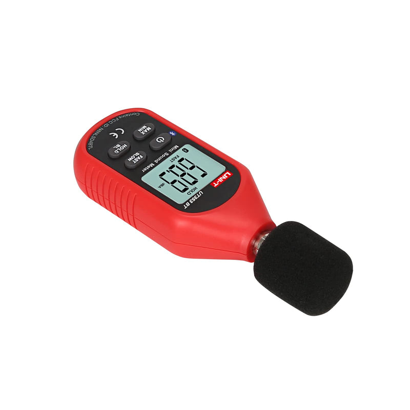 [Australia - AusPower] - UNI-T Decibel Meter UT353BT, Digital Sound Level Meter 30-130dB Audio Noise Volume Measure Device Free App for IOS/Android, Max/Min Fast/Slow Data Hold LCD Backlit Auto Shutdown 