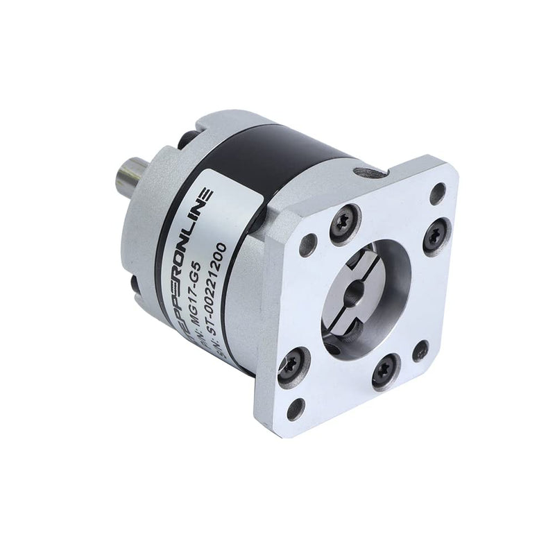 STEPPERONLINE Planetary Gearbox Gear Ratio 5:1 Backlash 30 arc-min for 9.5mm Short Shaft Length Nema 17 Stepper Motor Gear Ratio: 5:1